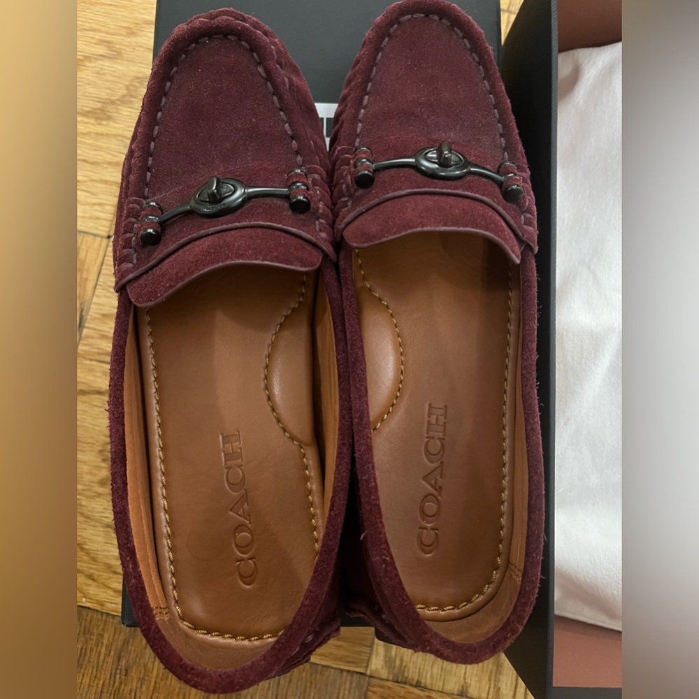 Coach flat/loafer shoes, size 6.5B